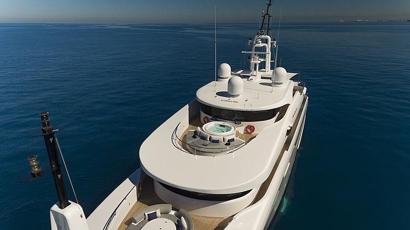 a boat on the water aboard TALEYA Yacht for Charter