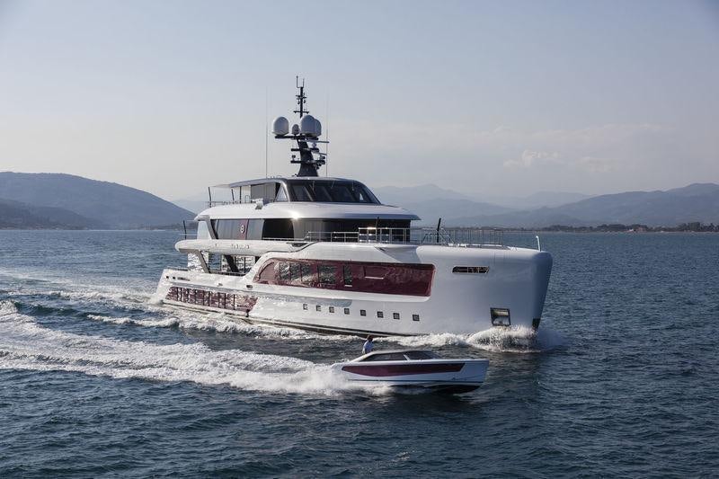 a boat on the water aboard QUINTA ESSENTIA Yacht for Charter