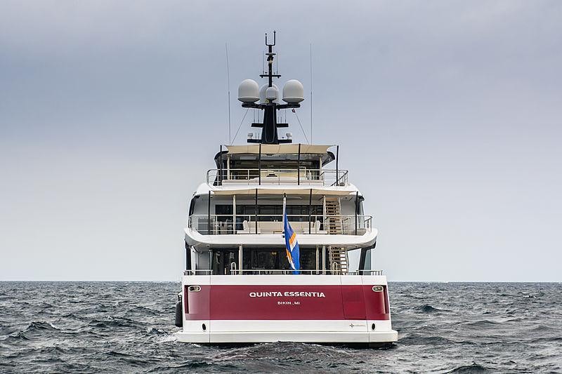 a boat in the water aboard QUINTA ESSENTIA Yacht for Charter