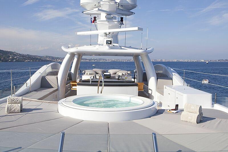 a boat on the water aboard SPIRIT Yacht for Charter
