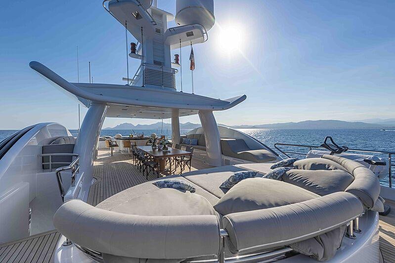 a boat on the water aboard SPIRIT Yacht for Charter