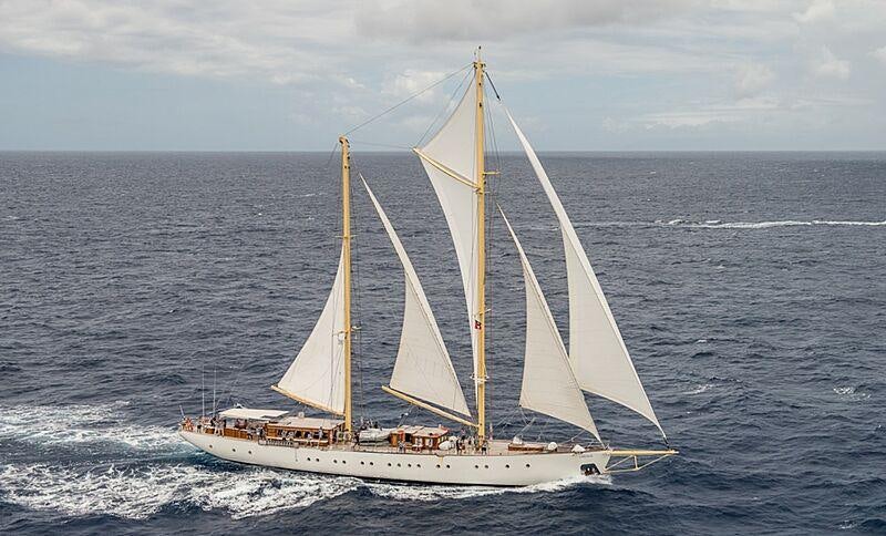 a sailboat on the water aboard CHRONOS Yacht for Charter