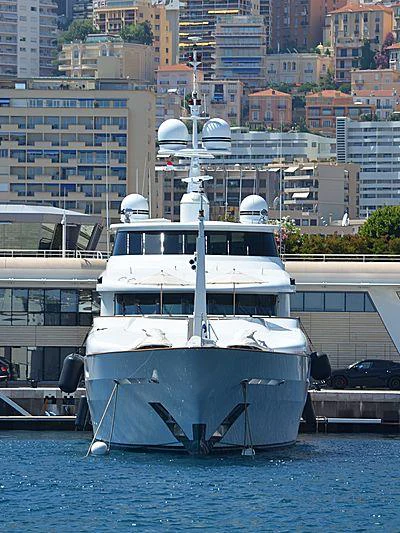 a boat docked at a pier aboard KERI LEE III Yacht for Charter