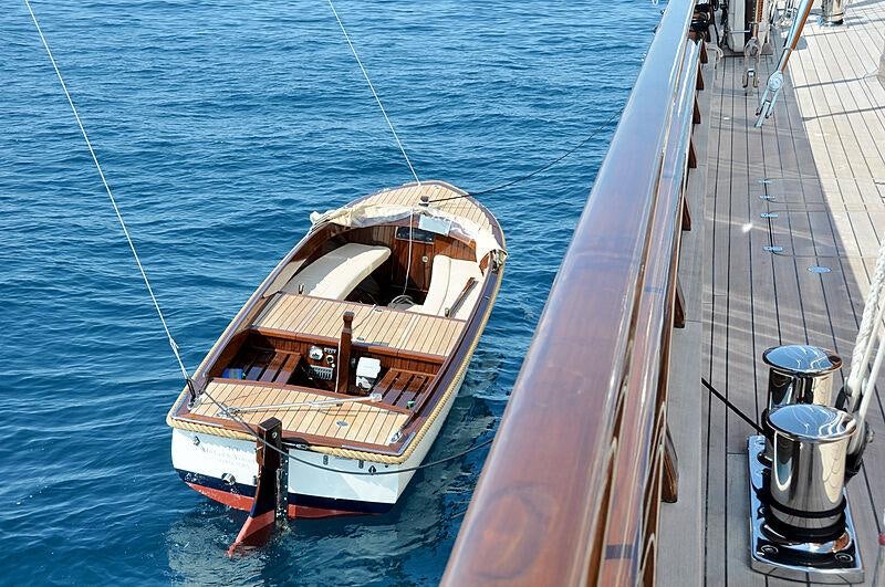 a boat on the water aboard MIKHAIL S. VORONTSOV Yacht for Charter