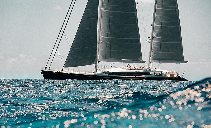 a sailboat on the water aboard Q Yacht for Charter
