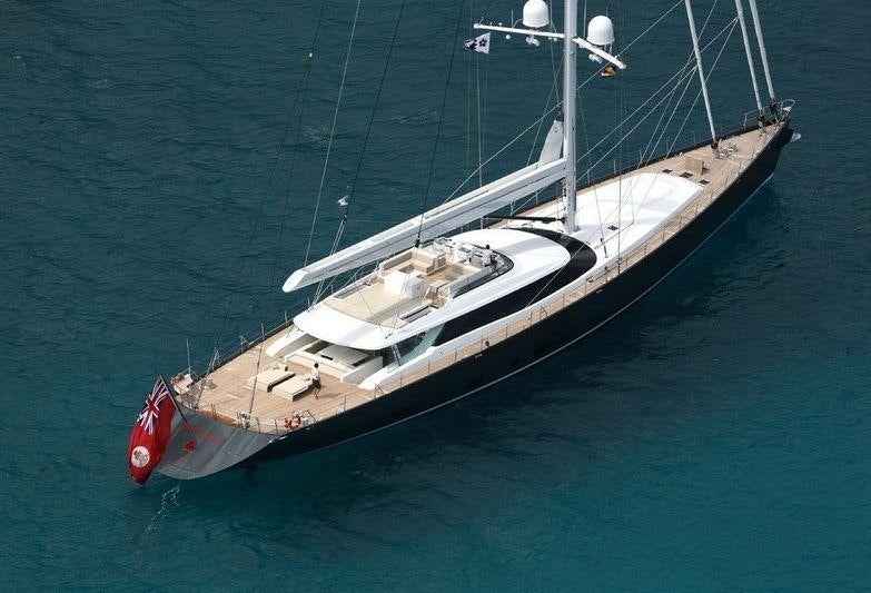 a boat in the water aboard RED DRAGON Yacht for Charter