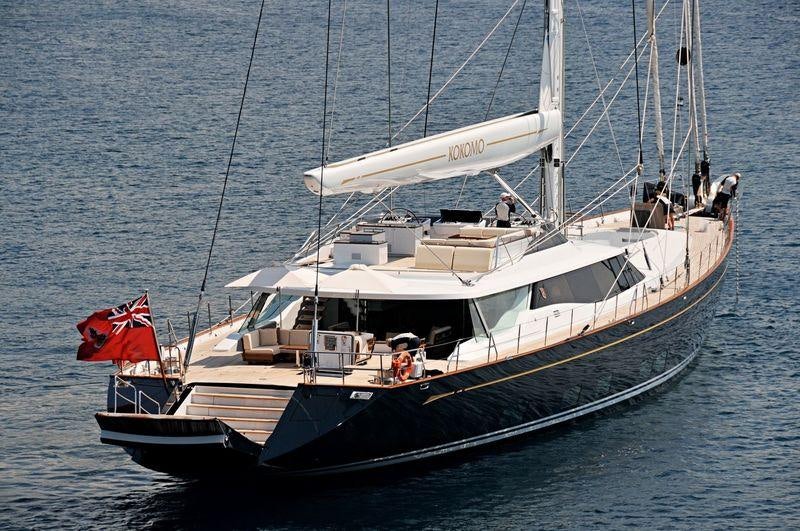 a boat on the water aboard PRANA Yacht for Charter