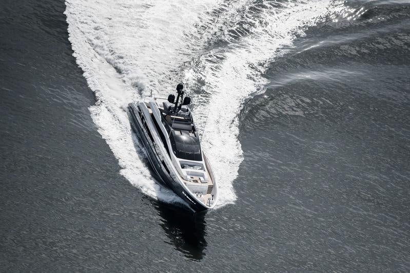 a boat on the water aboard IRISHA Yacht for Charter