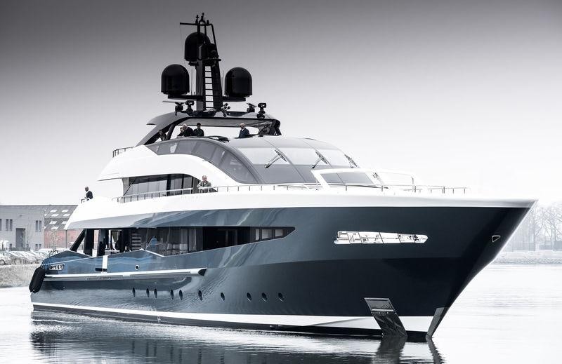 a yacht on the water aboard IRISHA Yacht for Charter