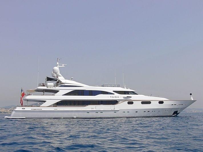 a white yacht in the water aboard AKIRA ONE Yacht for Charter