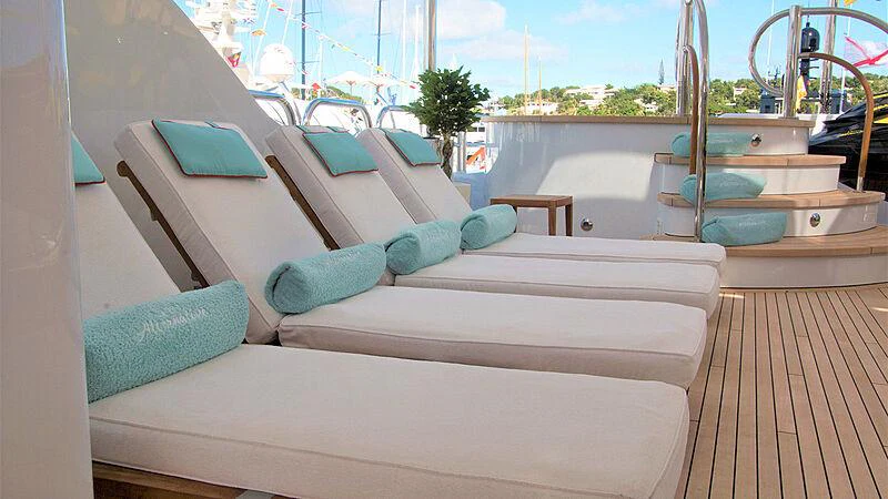 a boat on the water aboard ASPEN ALTERNATIVE Yacht for Charter