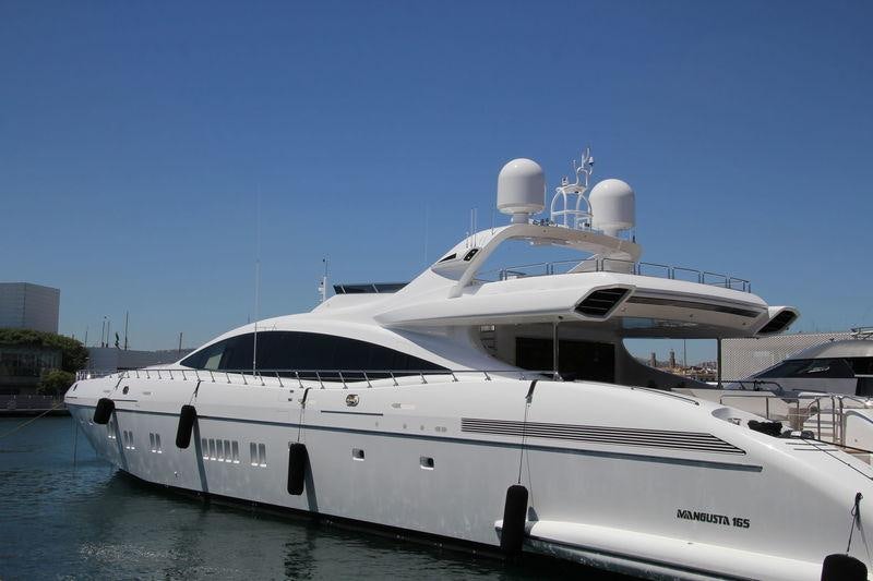 a white yacht in the water aboard (DELETE)INCOGNITO Yacht for Charter