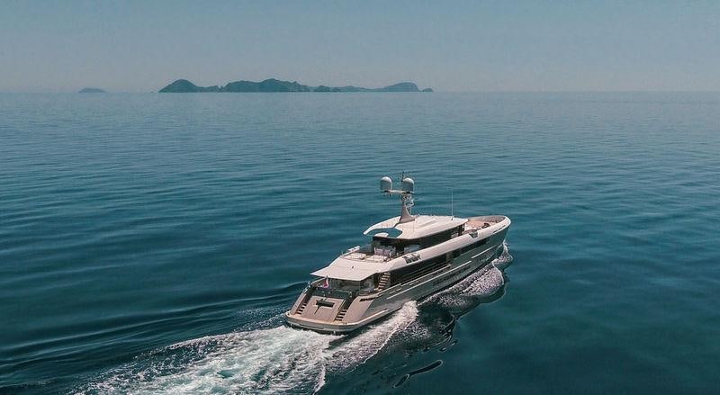 a boat on the water aboard ENDEAVOUR 2 Yacht for Charter