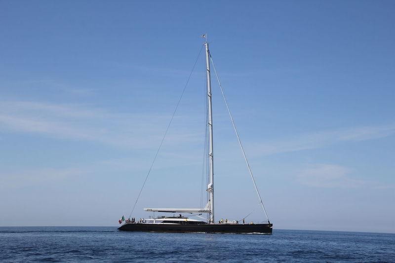 a sailboat on the water aboard OHANA Yacht for Charter