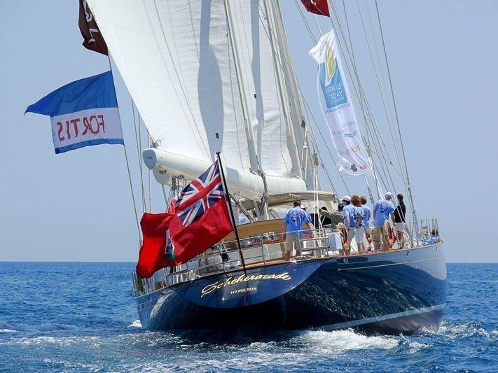 a group of people on a sailboat aboard ASOLARE Yacht for Charter