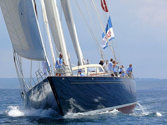 a group of people on a sailboat aboard ASOLARE Yacht for Charter