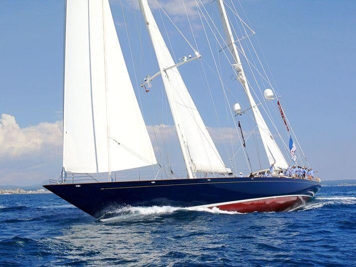 a sailboat on the water aboard ASOLARE Yacht for Charter