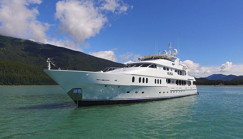 a white boat in the water aboard ARTEMIS Yacht for Charter