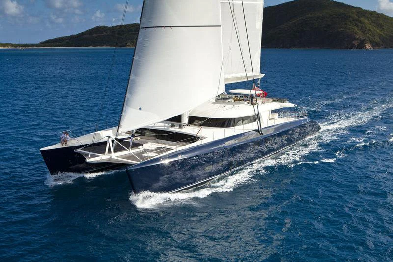 a boat on the water aboard HEMISPHERE Yacht for Charter