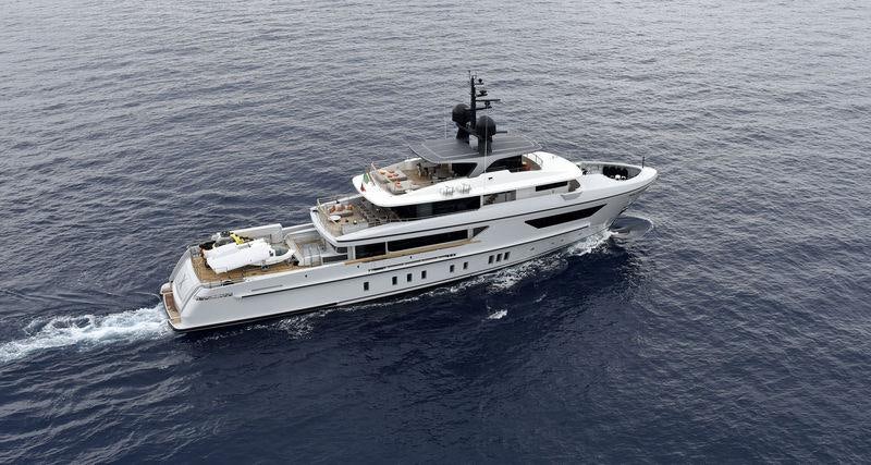 a white boat in the water aboard X Yacht for Charter