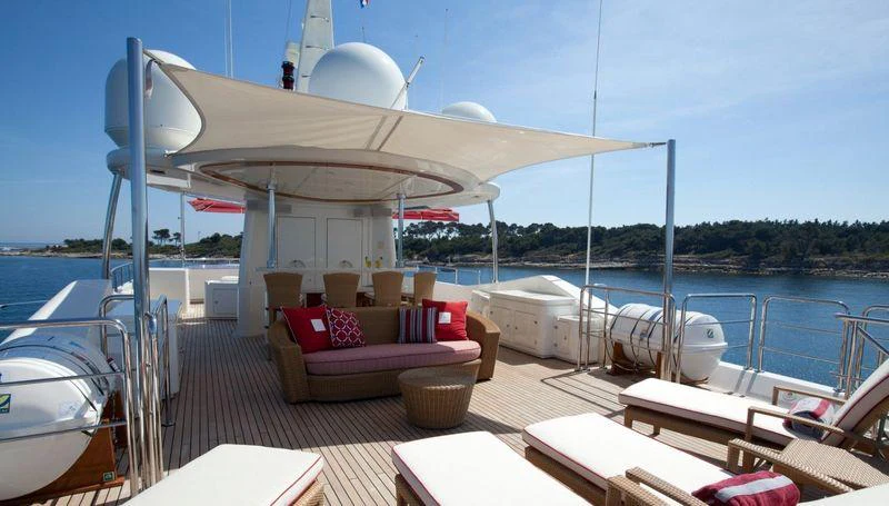 a boat on the water aboard EMOTION 2 Yacht for Charter