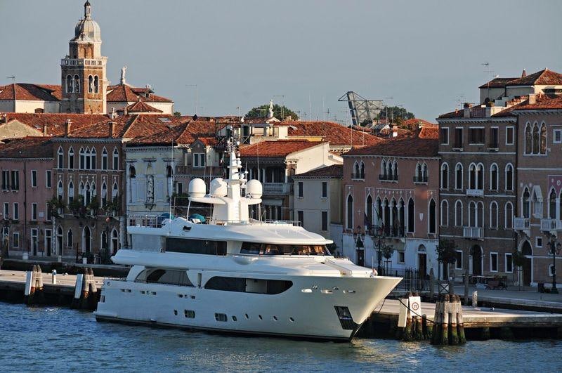 a boat in the water aboard EMOTION² Yacht for Charter