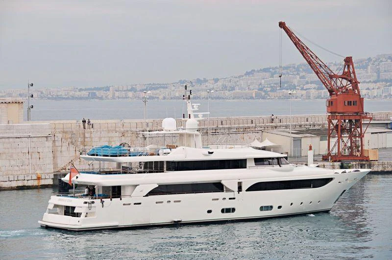 a white boat in the water aboard EMOTION 2 Yacht for Charter