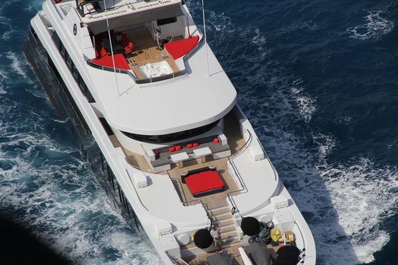 a boat on the water aboard THANUJA Yacht for Charter