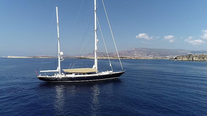 a sailboat on the water aboard SURAMA Yacht for Sale