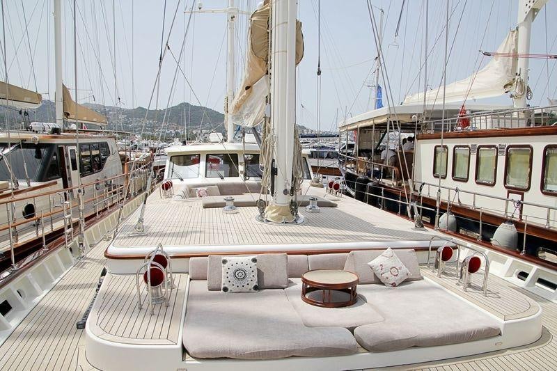 a boat on the water aboard ZELDA Yacht for Charter