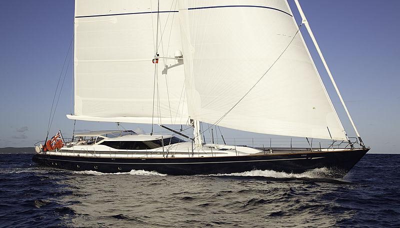 a sailboat on the water aboard THANDEKA Yacht for Charter