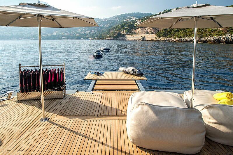 a boat on the water aboard ZULU Yacht for Charter