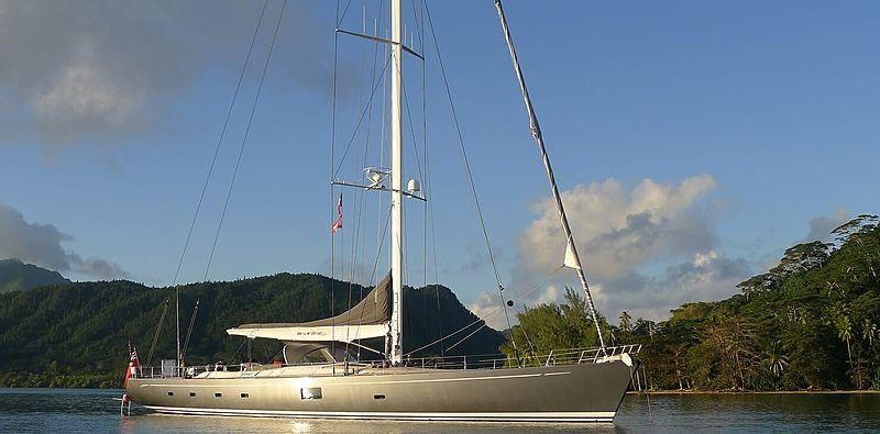 a boat on the water aboard SILVERTIP Yacht for Charter