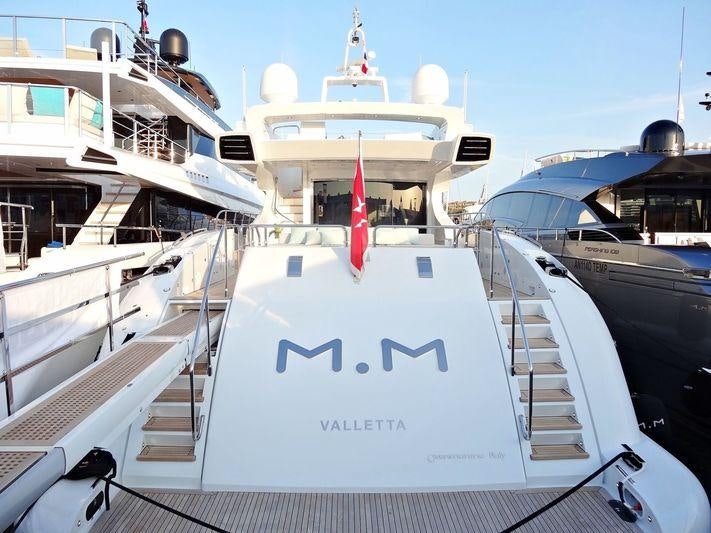 a few large white yachts aboard IARY Yacht for Charter