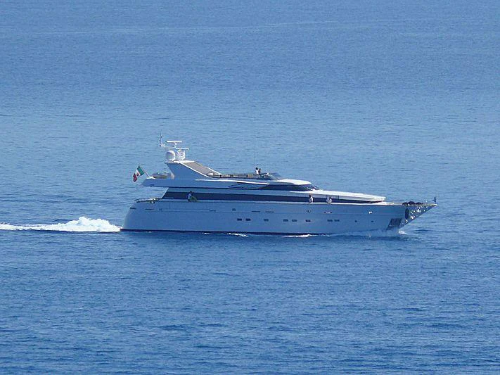 a boat in the water aboard REGINA K Yacht for Charter
