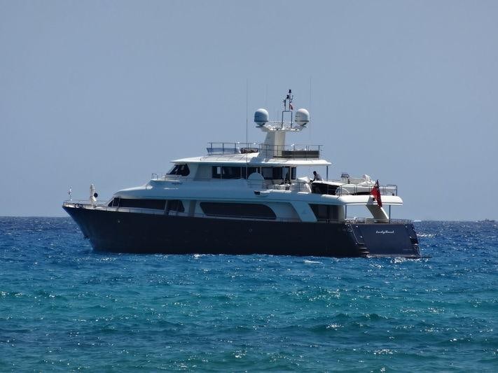 a boat in the water aboard LADY SOUL Yacht for Charter