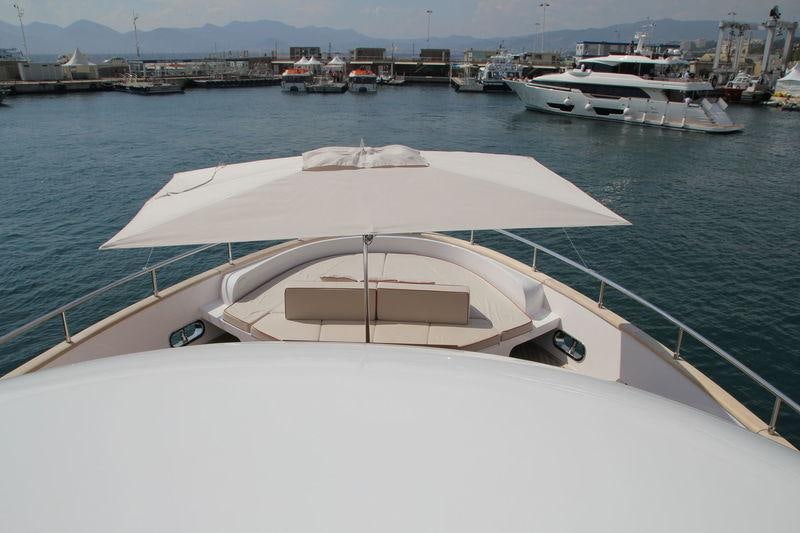 a boat on the water aboard GATSBY Yacht for Charter