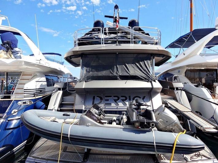 a group of boats docked aboard MIRKA Yacht for Charter