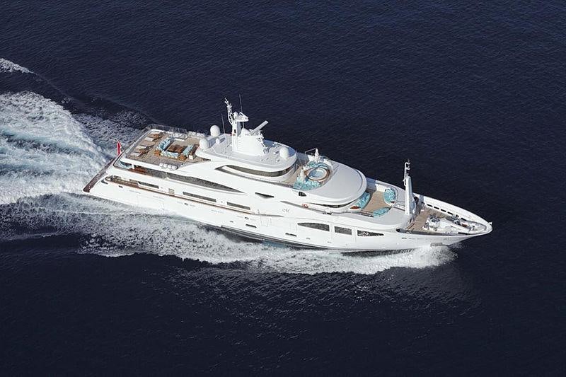 a boat on the water aboard CLELIA III Yacht for Charter