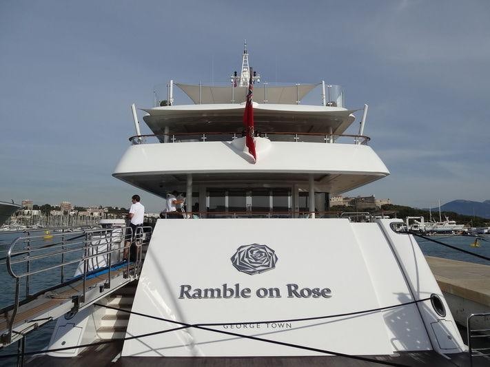 a boat docked at a pier aboard CLELIA III Yacht for Charter