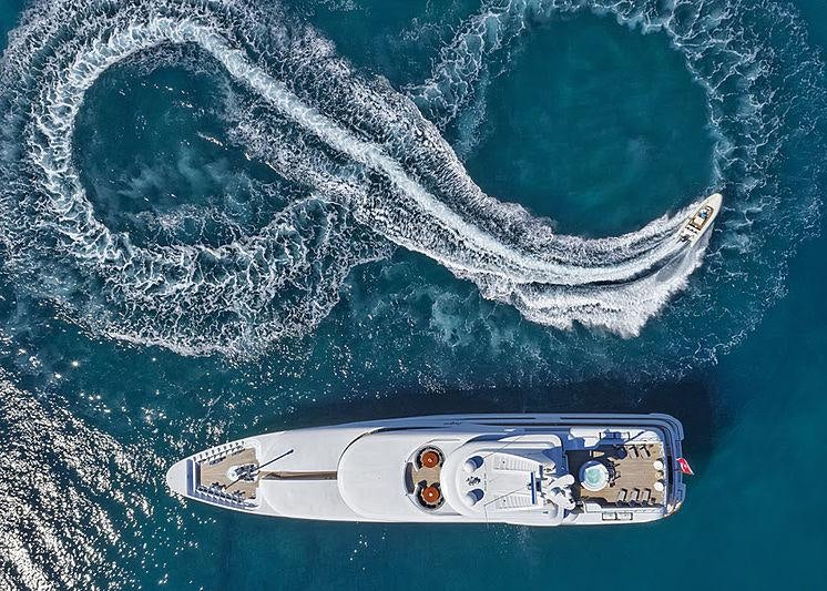 graphical user interface aboard CAPRI I Yacht for Charter