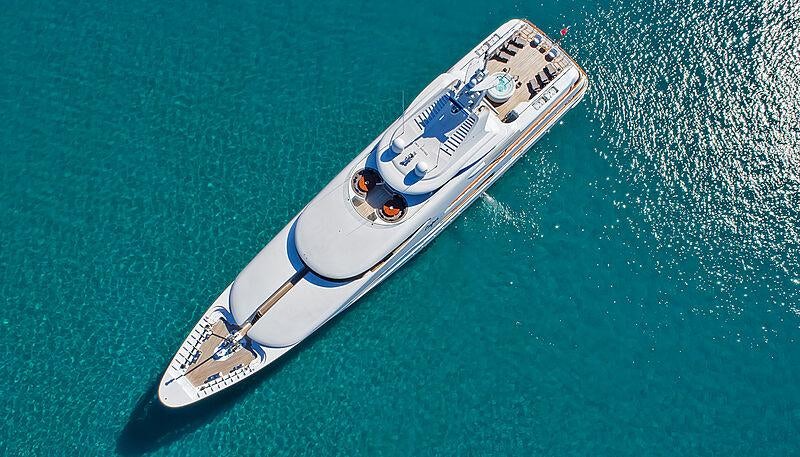 a silver and black object aboard CAPRI I Yacht for Charter