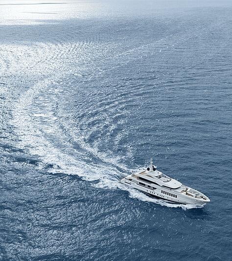 a boat in the water aboard MOSKITO Yacht for Charter