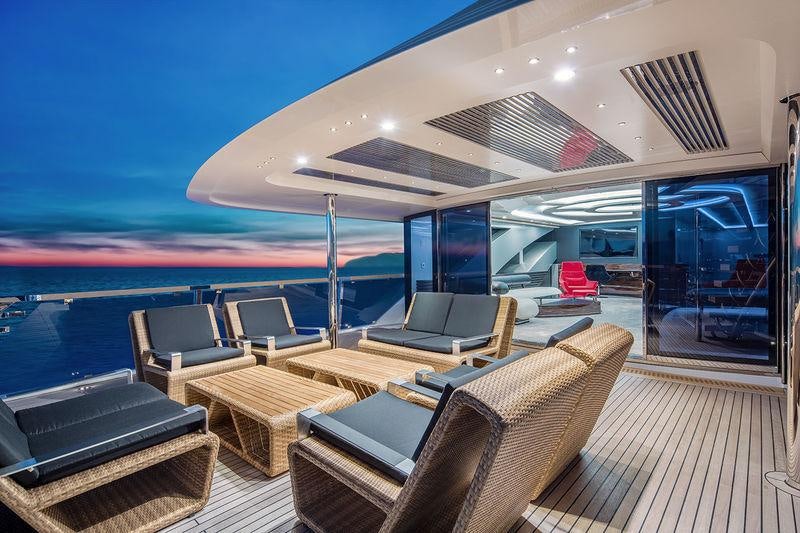 a boat on the water aboard EUPHORIA II Yacht for Charter