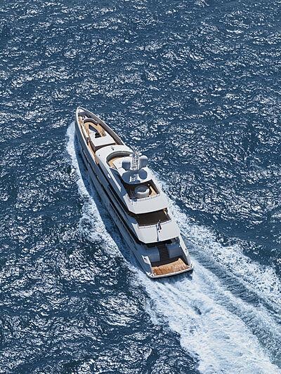 a ship in the water aboard ELA Yacht for Charter