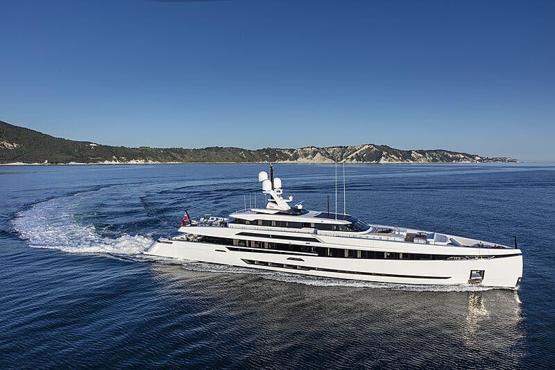 a white boat on the water aboard K2 Yacht for Charter