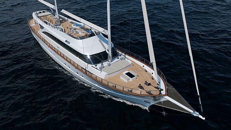 a boat on the water aboard ACAPELLA Yacht for Charter