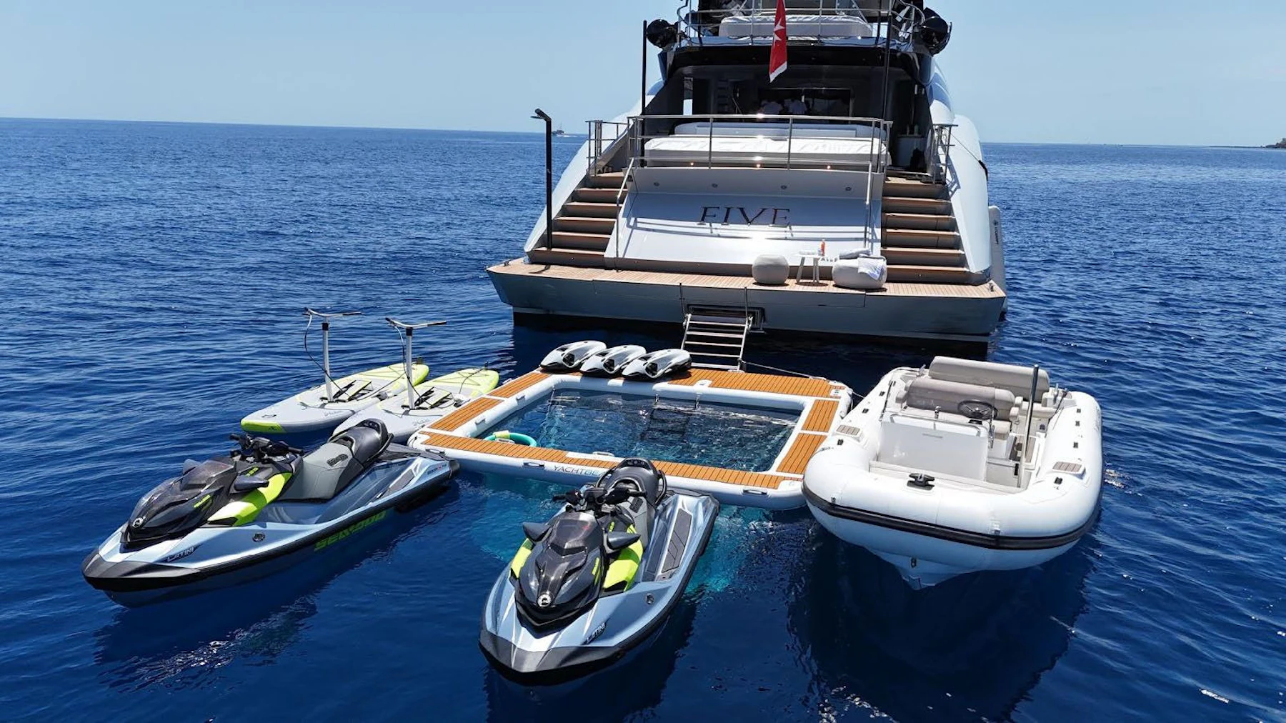 FIVE yacht charter 2