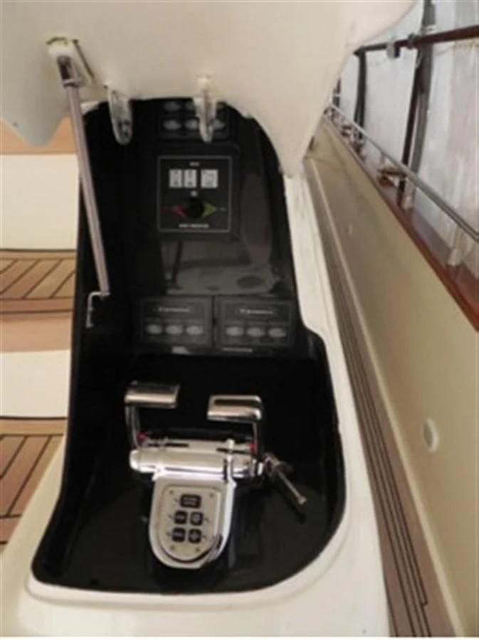 a machine on the counter aboard SANS SOUCI Yacht for Sale