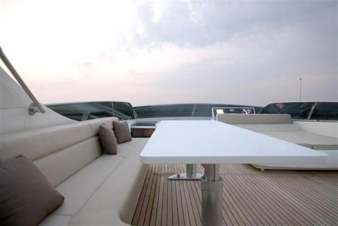 a boat on the water aboard SANS SOUCI Yacht for Sale